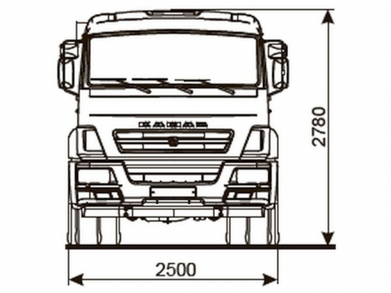 43253-4010-69(G5) Шасси КамАЗ