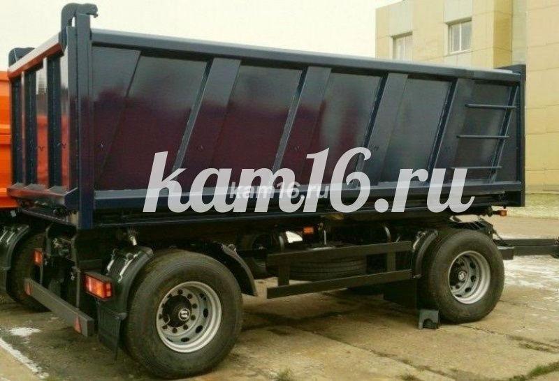 Прицеп самосвальный двухосный двухскатный для перевозки сыпучих грузов