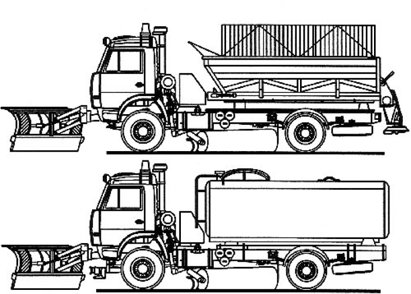 КО-806-01 КДМ (комбинированная дорожная машина)