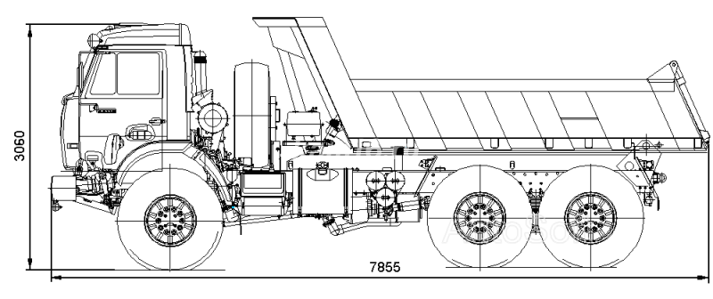 45141-20011-50 Самосвал КамАЗ